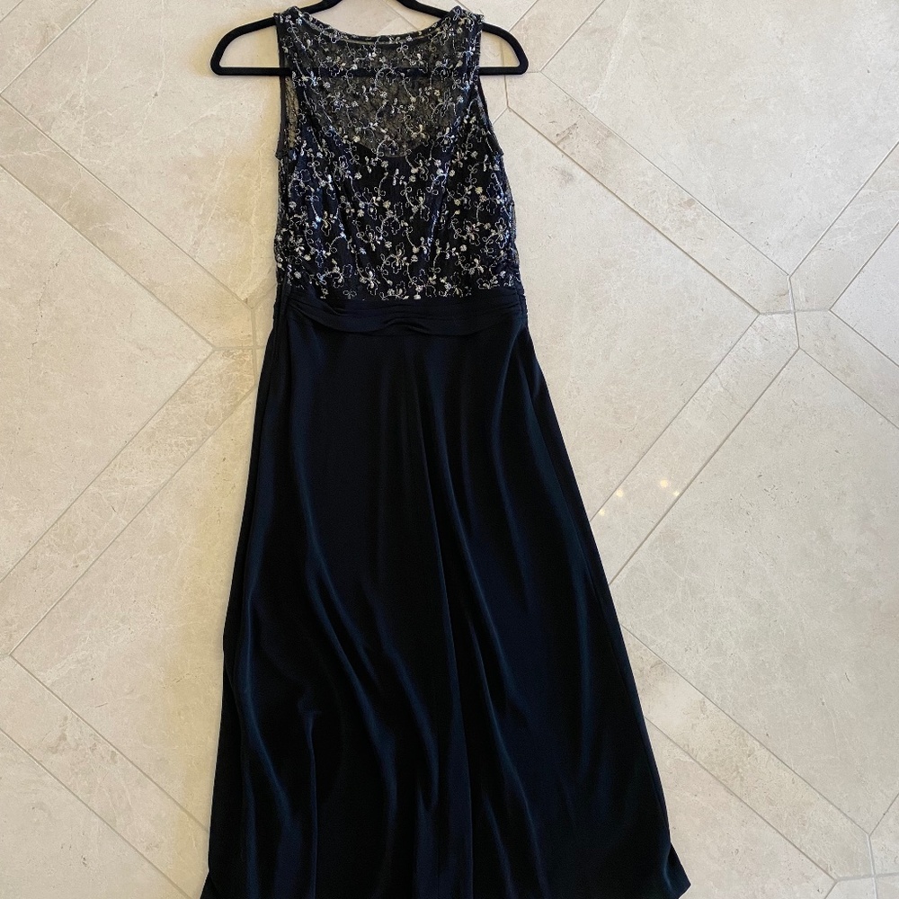 I cut the tag out - but it was from Nordstrom - black and white cocktail dress